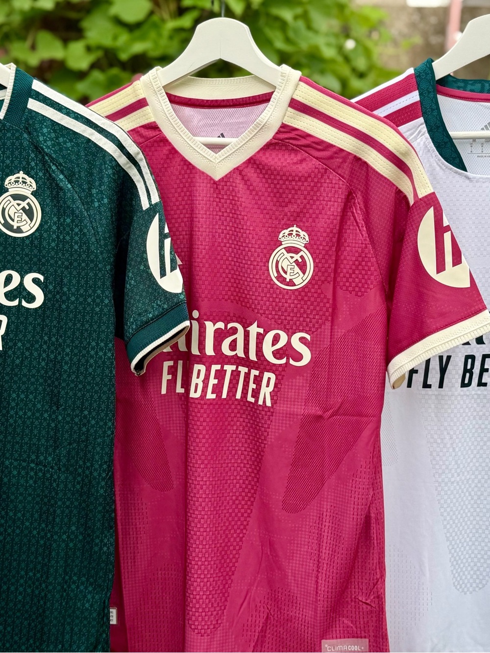 Real Madrid home away 3rd kit all 3 comes to-gather player edition. Adult size